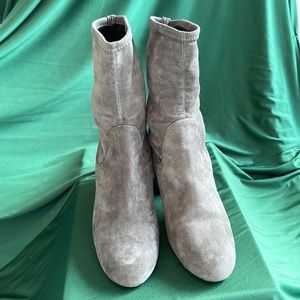 Halogen Gray Ankle Boots